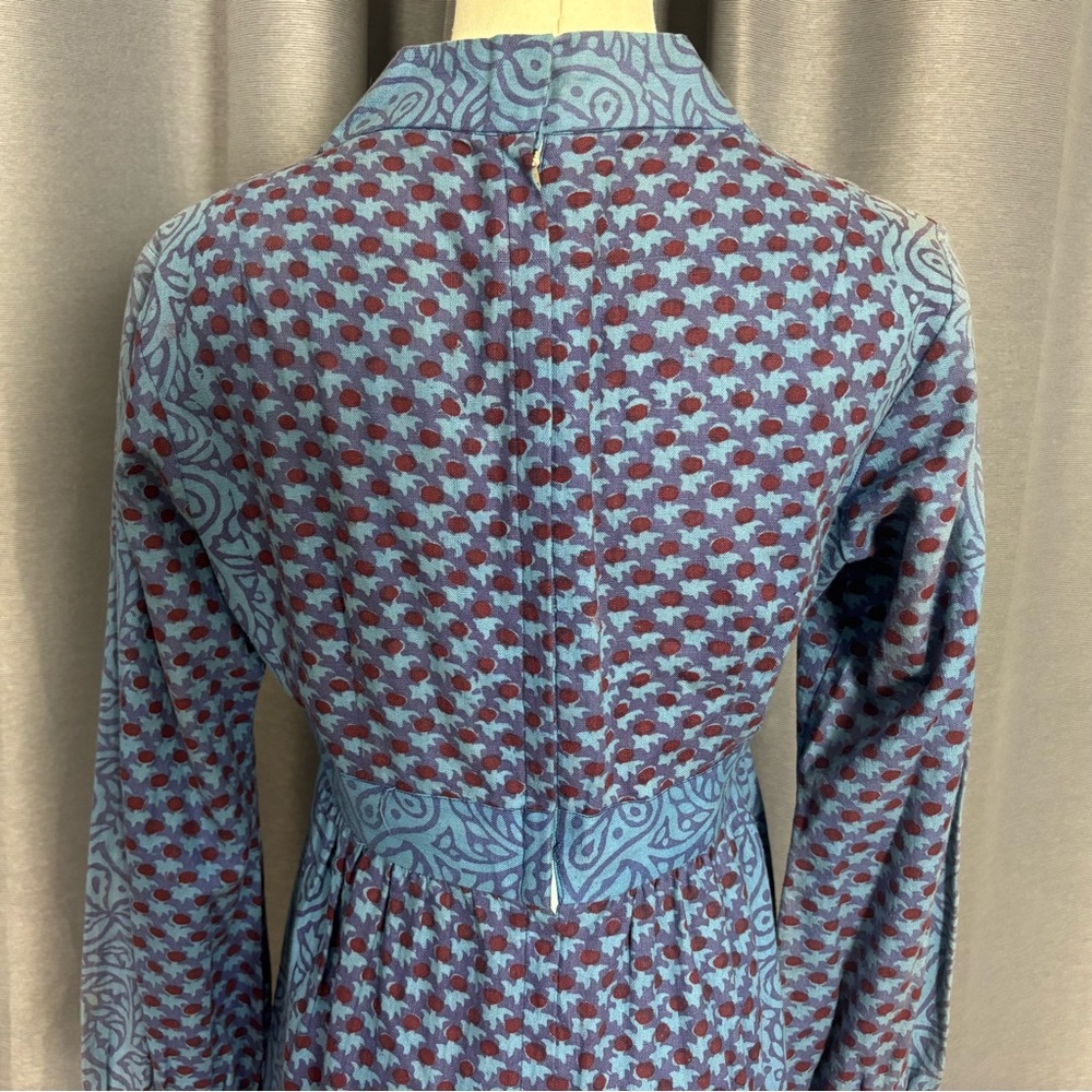 Vintage 60’s Cotton Maxi Dress - Picture 5 of 8